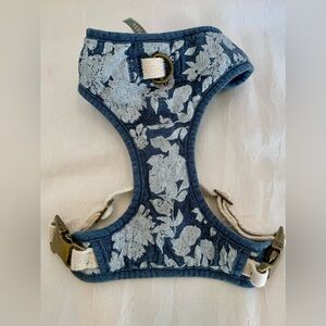 Top paw denim dog harness